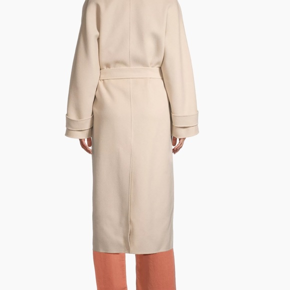 🔥 NWT MAX MARA Beautiful Virgin Wool Coat XXXL Beige - Picture 4 of 8